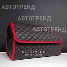 Кофр-органайзер в багажник (Черный/Красный/Красный)