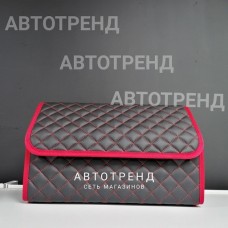 Кофр-органайзер в багажник (Черный/Красный/Красный)