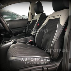 Накидки на сиденья 3D Arsenal серый+черный
