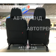 Каркасные чехлы на сиденья 5D MAYER черный+красный