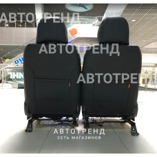 Каркасные чехлы на сиденья 5D MAYER черный+синий